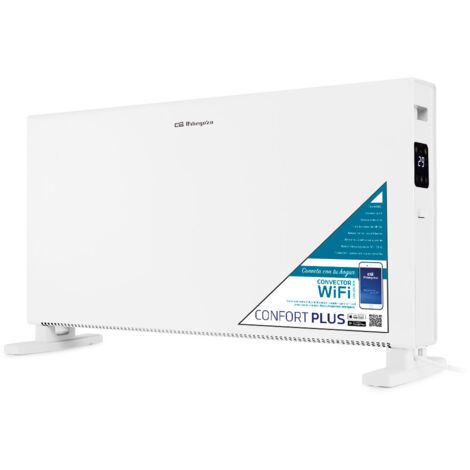 Orbegozo REW 2050 - Convector WiFi, temporizador, protección sobrecalentambiento, IP-X4, 2000 W