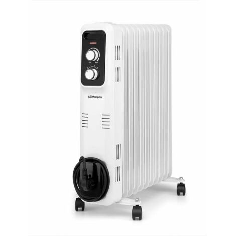 Orbegozo RL 2500 Indoor White 2500 W Radiateur électrique à bain d'huile de