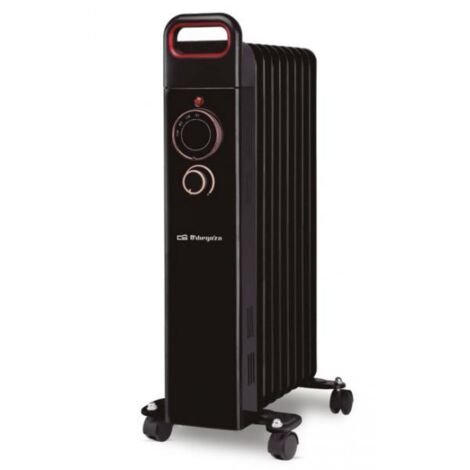 Orbegozo RU 1500 Indoor Black 1500 W Radiatore de radiatore elettrico ad olio