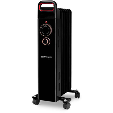 Orbegozo RU 1500 Interior Negro 1500 W Radiador de aceite eléctrico