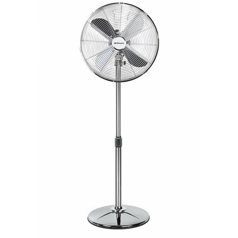Orbegozo SF 3345 – Ventilatore da terra oscillante, potenza 50 W, 3 velocità, diametro elica 40 cm, maniglia cromata