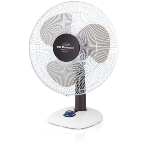 Orbegozo TF 0123 Ventilateur de table-ø 23 cm Blanc/Noir