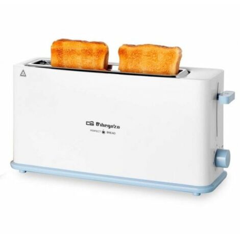 Orbegozo to4014 white blu tostapane elettrico 850w con 7 livelli di potenza