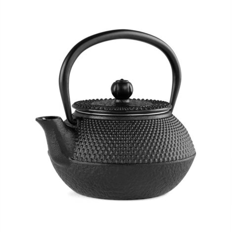 Orbegozo tth-500 Teekanne tetsubin Gusseisen - traditionelles japanisches Design - Fassungsvermögen 500ml - emailliertes Innenleben - Filter de Edelstahl - geeignet für alle Arten de von Bränden
