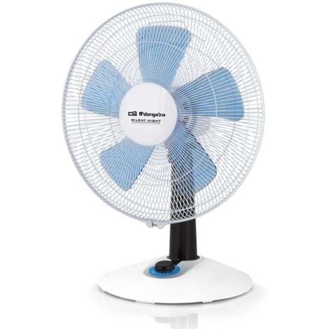 SONIFER Orbegozo ventilador de sobremesa TF 0138, oscilación automática, inclinación regulable, 35 cm diámetro, 45 W