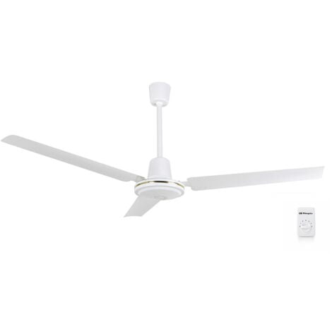 Orbegozo ventilador de techo CF 85120, 5 velocidades, 3 aspas, 120 cm diámetro, 70 W