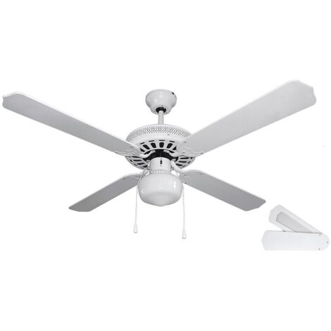 Orbegozo ventilador de techo con luz CL 08132, 3 velocidades, 4 aspas, 132 cm diámetro, B 60 W