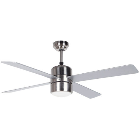 Orbegozo ventilador de techo con luz CP 72120, 3 velocidades, 4 aspas, mando a distancia, 120 cm diámetro, 55 W