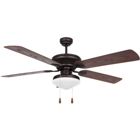 Orbegozo ventilador de techo con luz CP 73132, 3 velocidades, 5 aspas, 132 cm diámetro, 60 W
