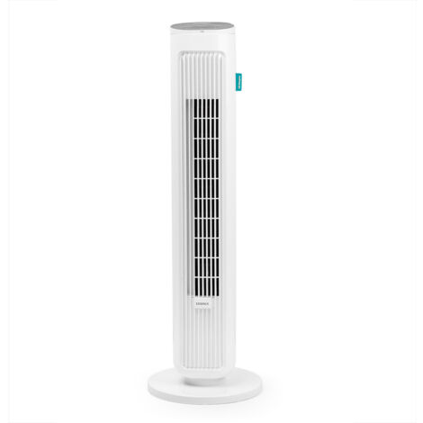 Orbegozo ventilador de torre TWM 0955, 3 velocidades, 3 modos, mando a distancia, oscilante, bandeja esencias aromáticas, temporizdor, 79 cm altura, 45 W