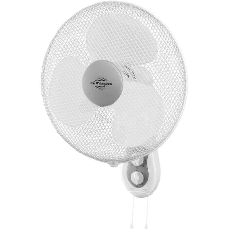 Orbegozo WF 0139 - Ventilatore da parete, oscillante, 3 velocità, timer, testa inclinabile, pale da 35 cm, 40 W, Bianco