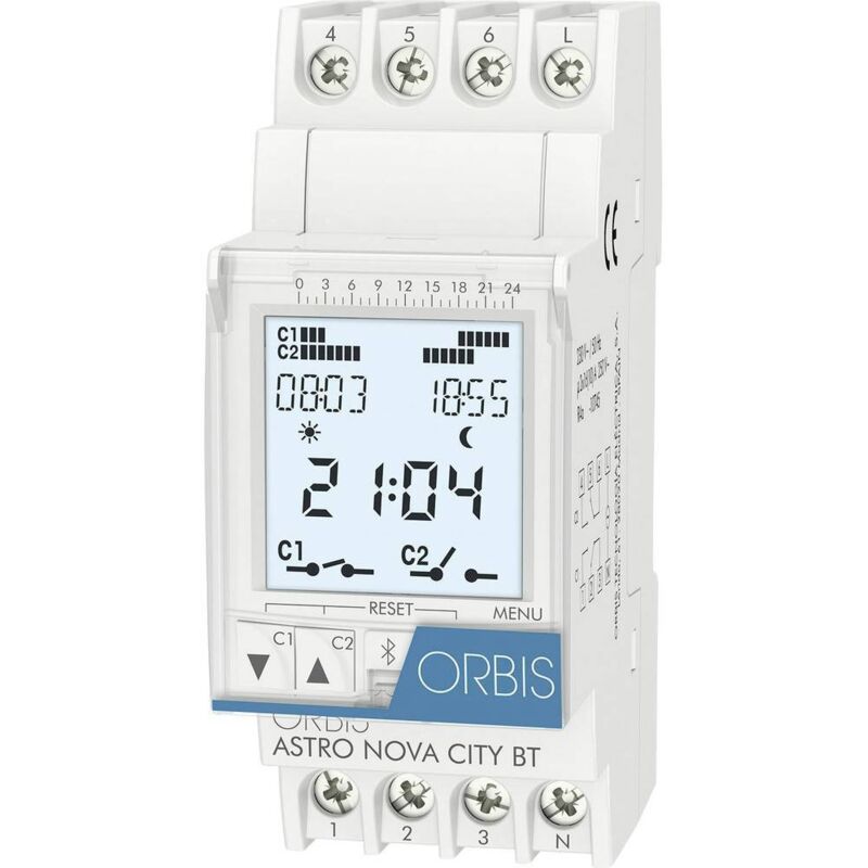 Zeitschalttechnik astro nova city 230 v Programmateur horaire pour rail numérique 230 v/ac - Orbis