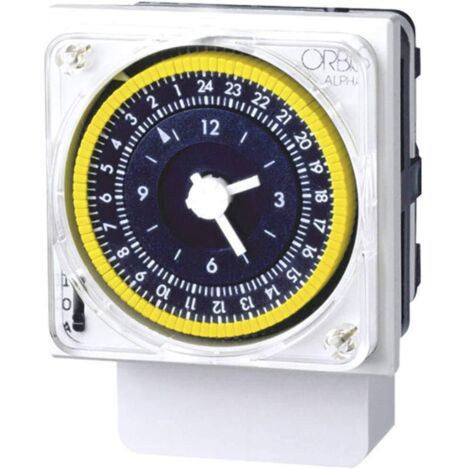 ORBIS OB270123  Interruttore orario analogico ALPHA QRD 230V