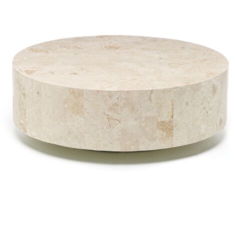Orbis, Tavolino da salotto Beige (85cm X 85cm H. 28cm) Duzzle