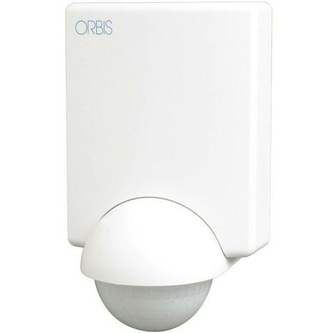 ORBIS Zeitschalttechnik OB132312 Aufputz, Wand Bewegungsmelder 240 °  Weiß IP55