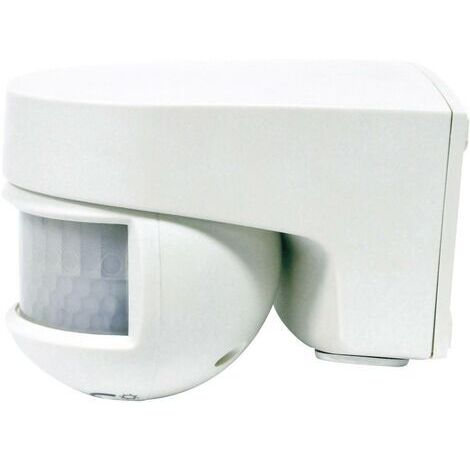 ORBIS Zeitschalttechnik OB134312 Wand Bewegungsmelder 200 °  Weiß IP55