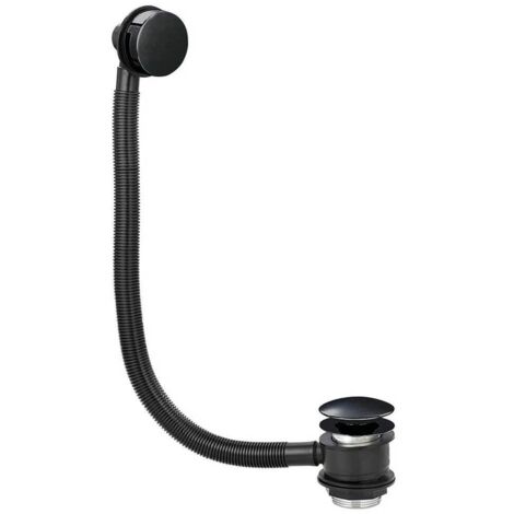 Orbit Bath Pop Up Waste with Overflow - Black