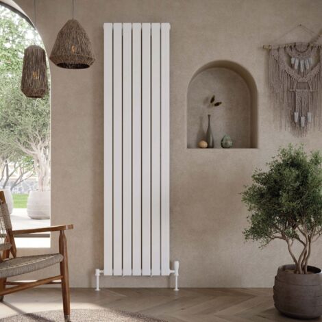 Orbit Bravo Single Designer Vertical Radiator 1800mm H x 476mm W - White