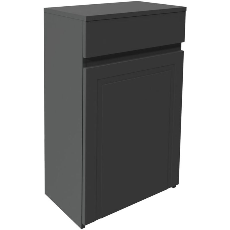 Classica Traditional Back to Wall WC Unit 500mm Wide - Charcoal Grey - Orbit