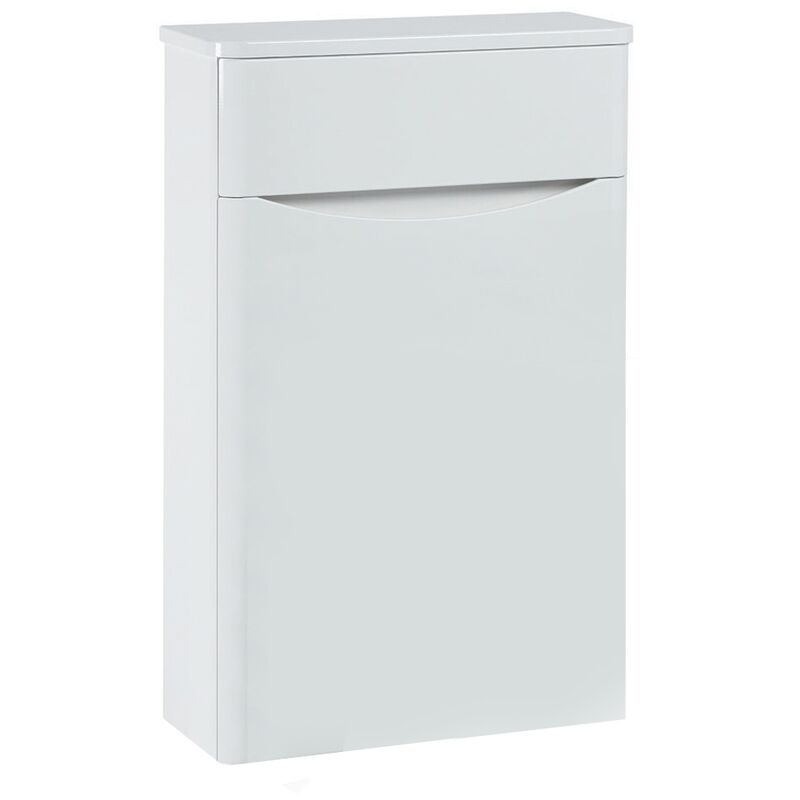 Contour Back to Wall WC Unit 500mm Wide - Gloss White - Orbit