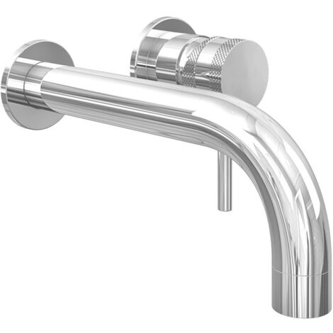 Orbit Core Lever Basin Mixer Tap Wall Mounted - Chrome