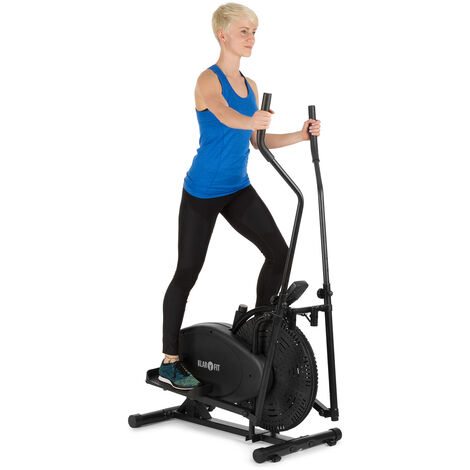 Orbit Crosstrainer fitness appareil elliptique charge 100kg - Noir - Noir