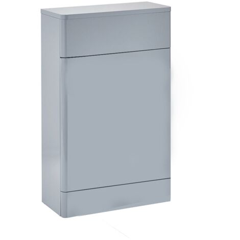 Orbit Eve Back to Wall WC Toilet Unit 500mm Wide - Pebble Grey
