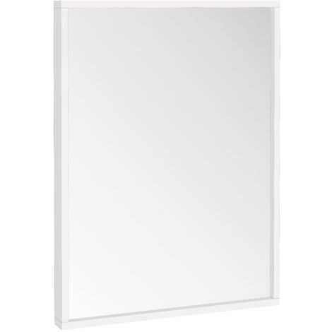 Orbit Illumo Bathroom Mirror 600mm H x 800mm W - Matt White