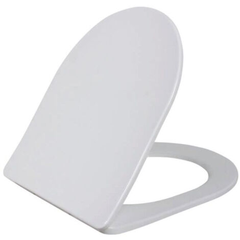 Orbit Life Slim Heavy Weight Quick Release Soft Close Seat - White
