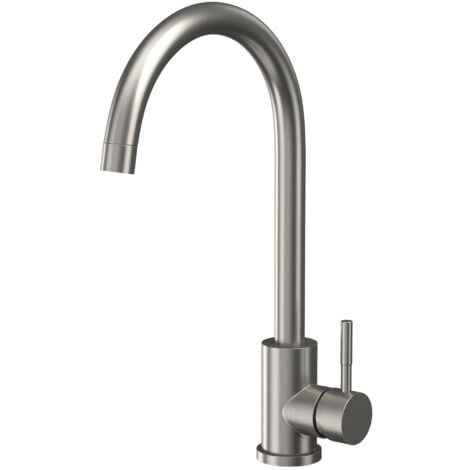 Orbit Manhattan Kitchen Sink Mixer Tap - Brushed Stainless Steel