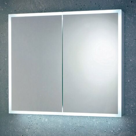Orbit Mia LED Mirror Cabinet with Demister Pad and Shaver Socket 700mm H x 800mm W