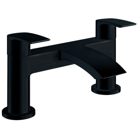 Orbit Reno Bath Filler Tap Pillar Mounted - Matt Black