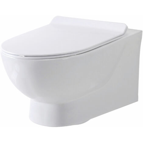 Orbit Riva Rimless Wall Hung Pan - Excluding Seat