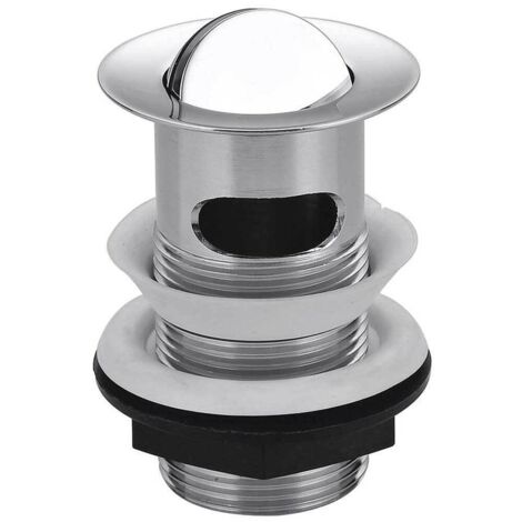 Orbit Round Flip Top Basin Waste Chrome - Slotted