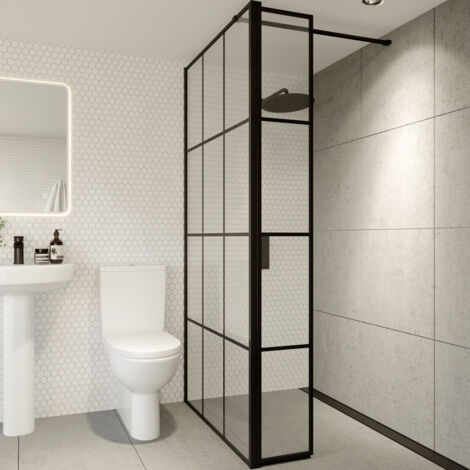 Orbit S8 Grid Flipper Glass Panel 275mm Wide - 8mm Glass