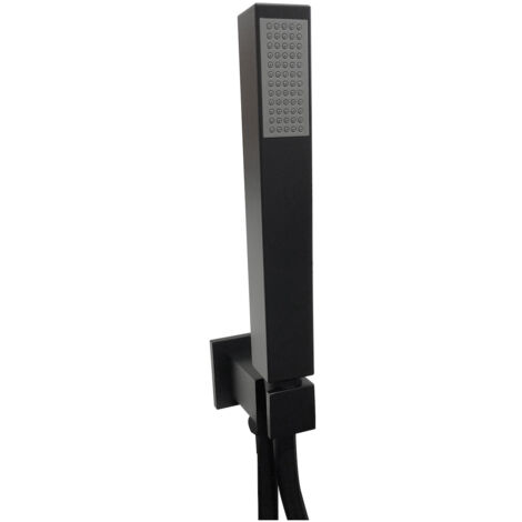 Orbit Square Shower Handset Single Function - Matt Black