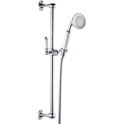 Orbit Traditional Shower Slide Rail Kit with Round Handset - Chrome