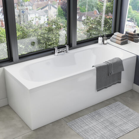Orbit Waterproof Front Bath Panel 1800mm x 510mm - White Gloss