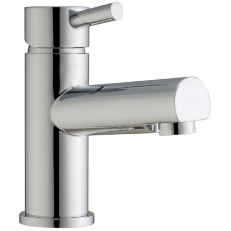 Orbit Zico Mono Basin Mixer Tap with Push Button Waste - Chrome