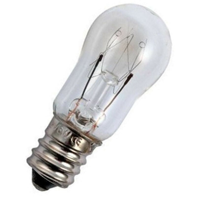 Schiefer Lighting - 7W 19x48mm Miniature CES-E12 Dimmable Warm White Clear CES Screw E12 Incandescent Low Power Light Bulb