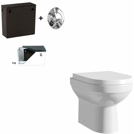 Orchard Balance back to wall toilet with concealed cistern and soft close seat