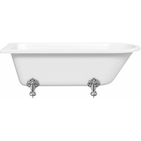 Orchard Dulwich freestanding single ended bath 1500 x 780 - White