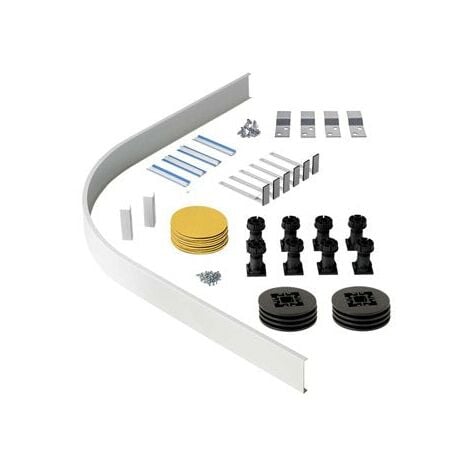 Orchard easy plumb riser kit for quadrant and offset quadrant stone shower trays
