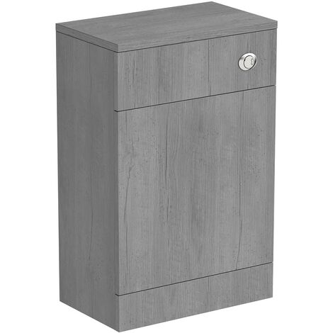 Orchard Lea concrete slimline back to wall toilet unit 500mm - Grey