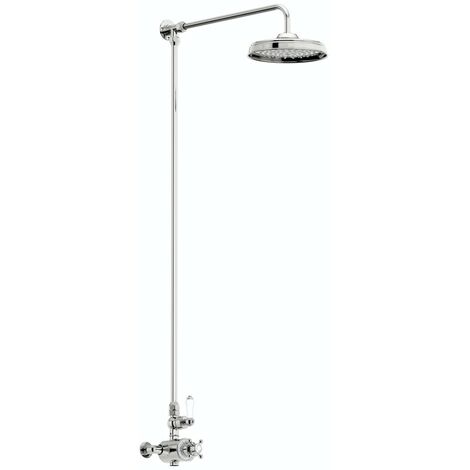 Orchard Winchester exposed riser rail shower system - Chrome