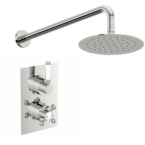 Orchard Winchester thermostatic shower valve set 250mm shower head - Chrome