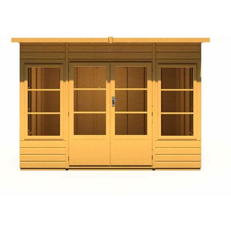 Orchid 10 x 8 Feet Summerhouse - L239 x W299 x H217 cm