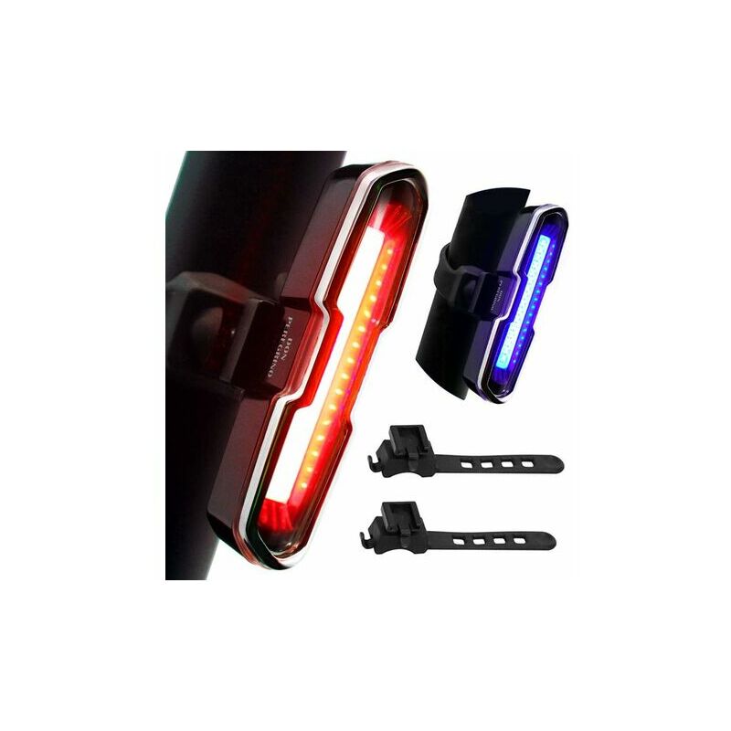 Orchid-110 Lumens Powerful Bicycle Rear Light, usb Rechargeable led Bike Light with 5 Steady/Flash Modes