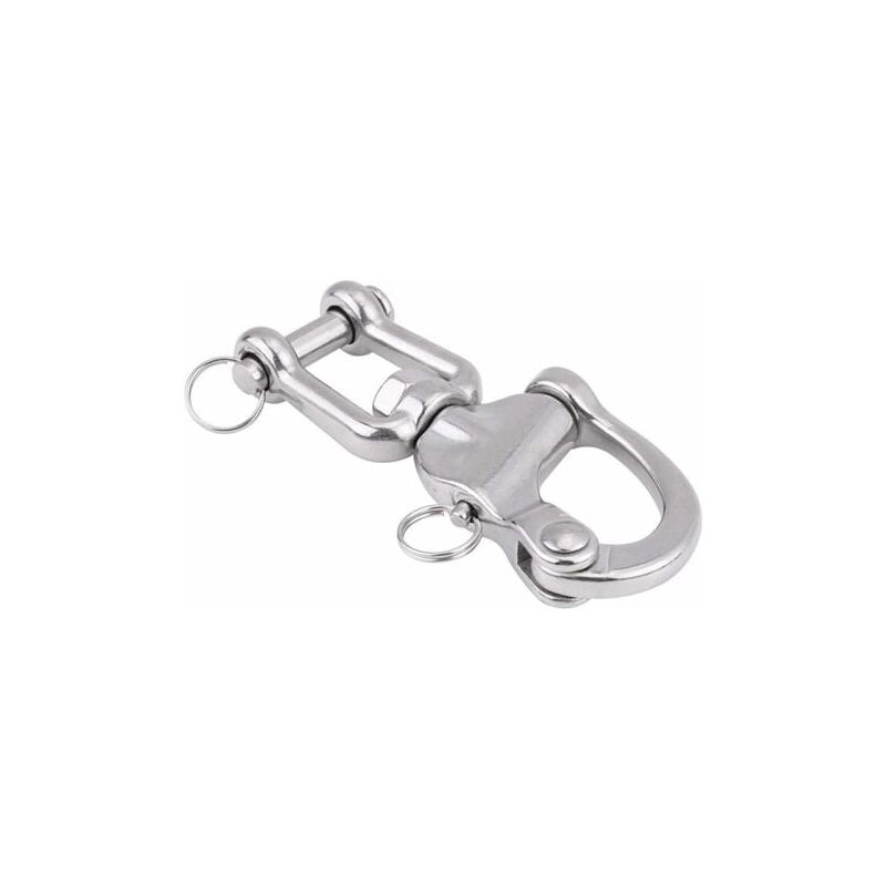 Orchidée - Orchid-Swivel Swivel Snap Hook, 316 Stainless Steel Quick Links Quick Release Spring Hook for Sailboat Boats Halyard(128mm)