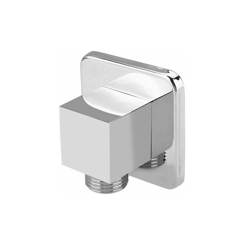Orchidée - Orchid-Wall Supply Elbow, Square Shower Outlet Elbow Wall Supply Elbow Hand Shower Outlet Elbow Shower Hose Connector for Hand Shower